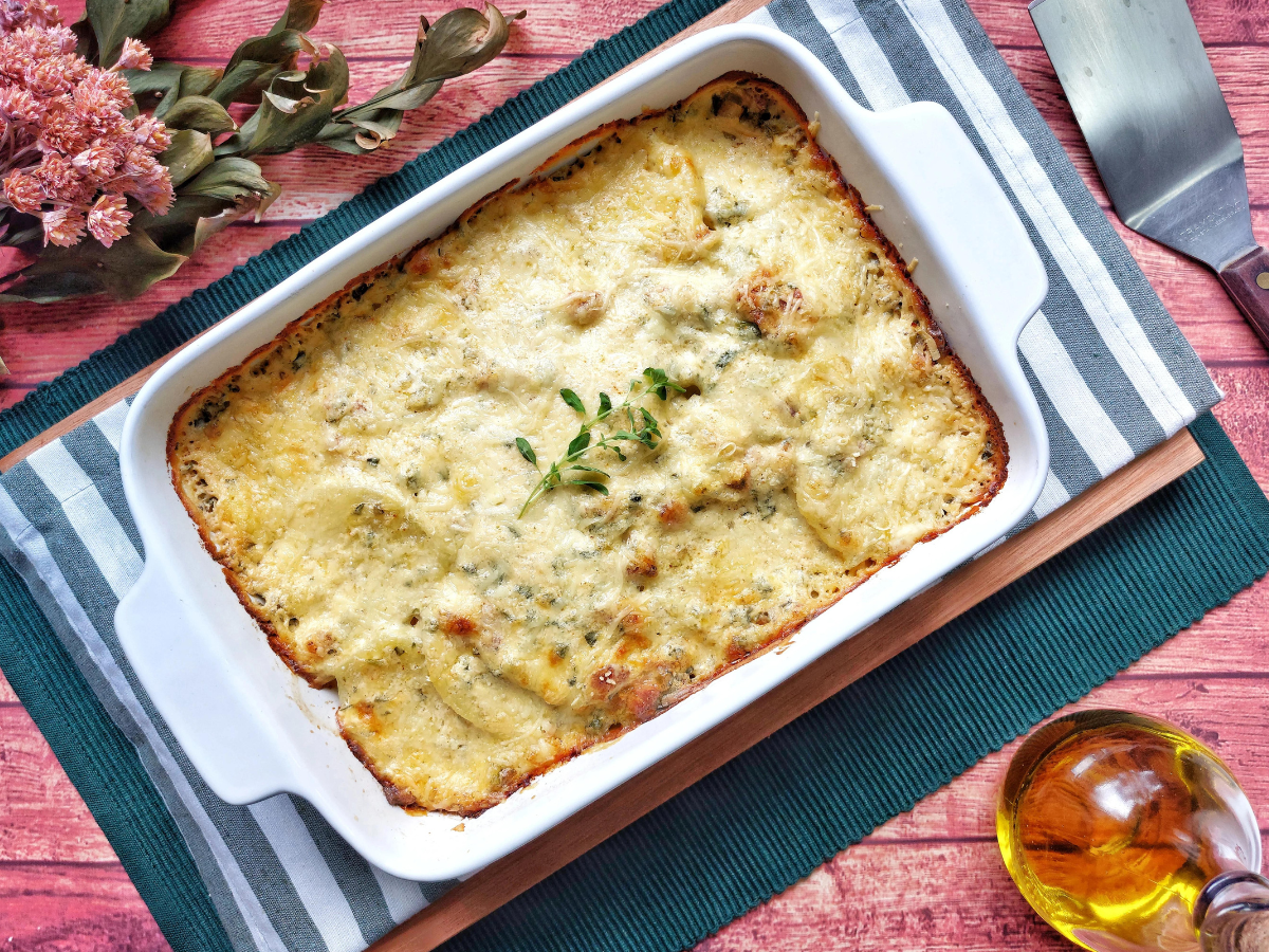 Batata gratinada