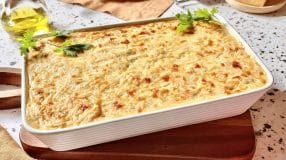Batata gratinada com queijo