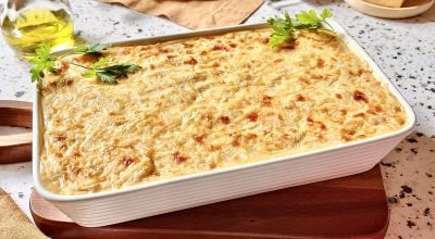 Batata gratinada com queijo