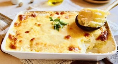 Batata gratinada fácil e rápida