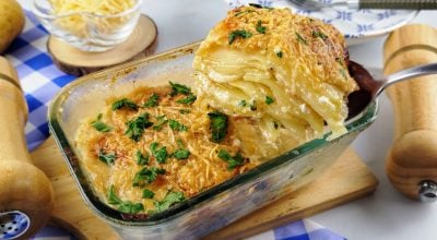 Batata gratinada na air fryer
