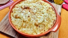 Batata gratinada simples