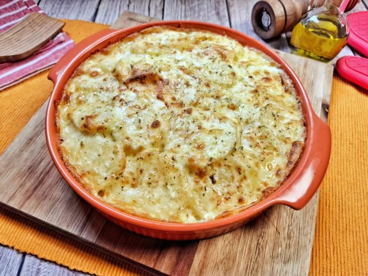Batata gratinada simples