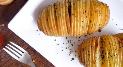 Batata hasselback⁣