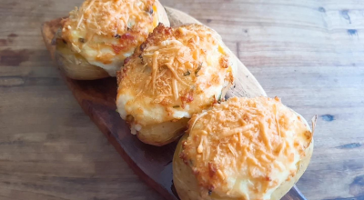 Batata recheada na airfryer