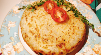 Batata rosti com frango