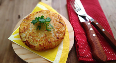Batata rosti recheada
