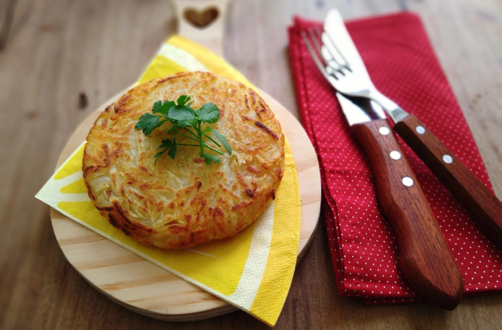 Batata rosti recheada