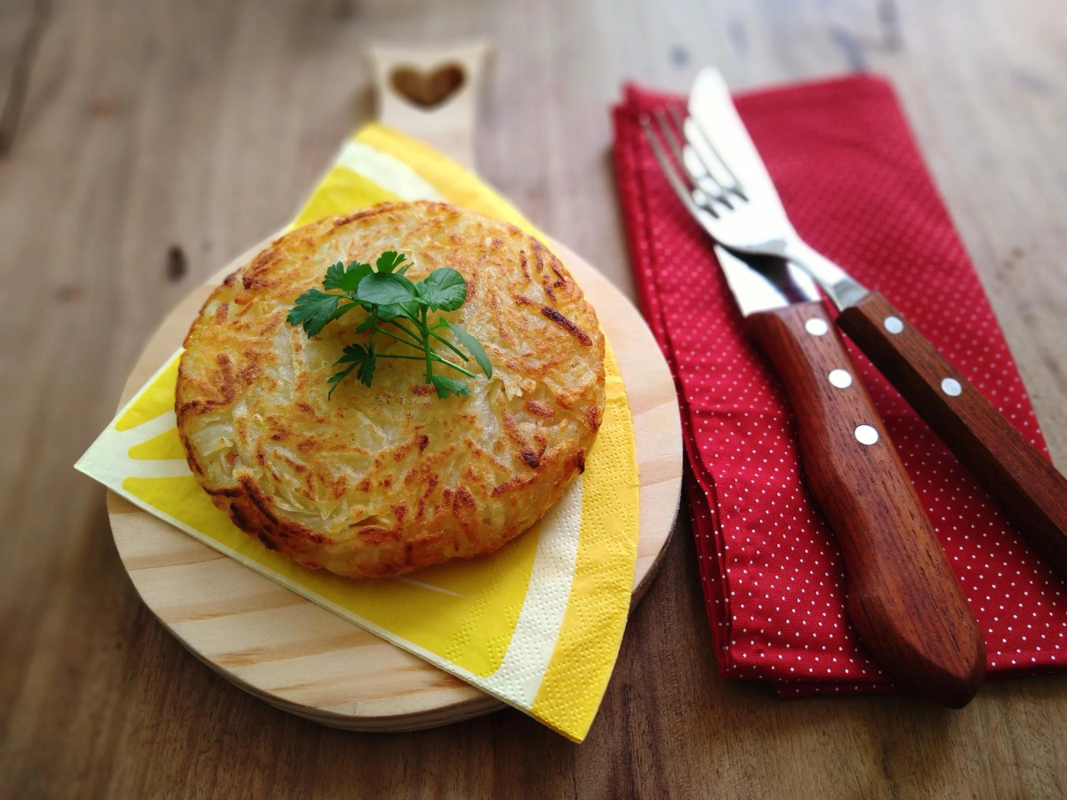 Batata rosti recheada