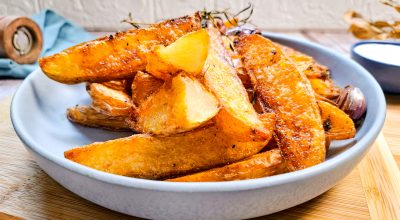 Batata rústica assada