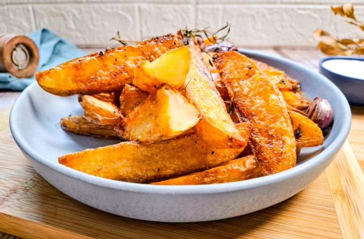 Batata rústica assada