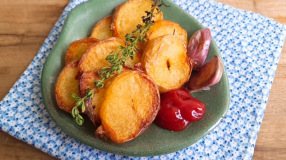 Batata rústica na airfryer