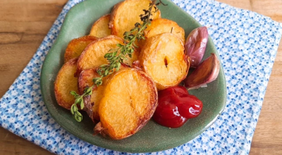 Batata rústica na airfryer