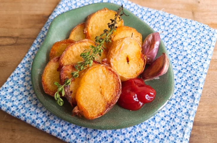 Batata rústica na airfryer