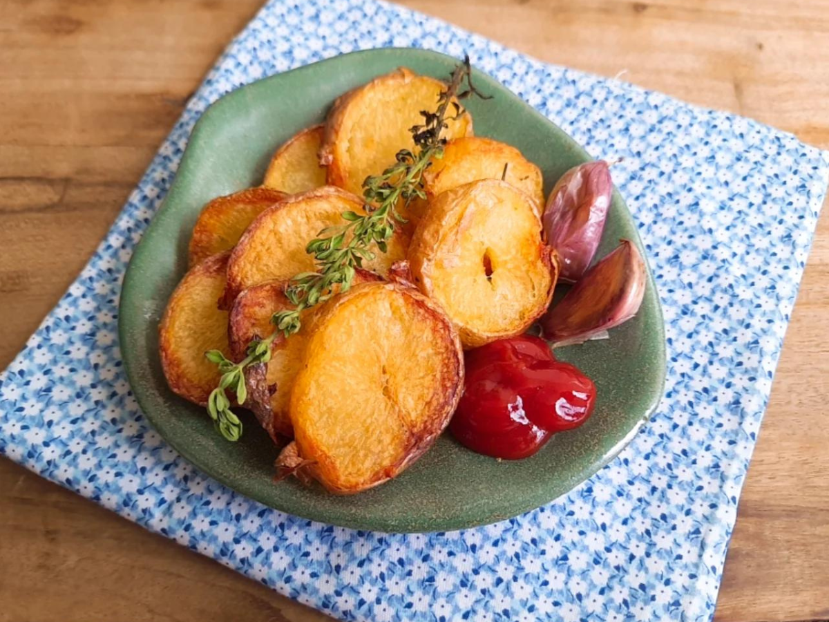 Batata rústica na airfryer