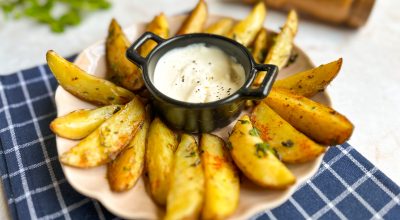 Batata rústica temperada