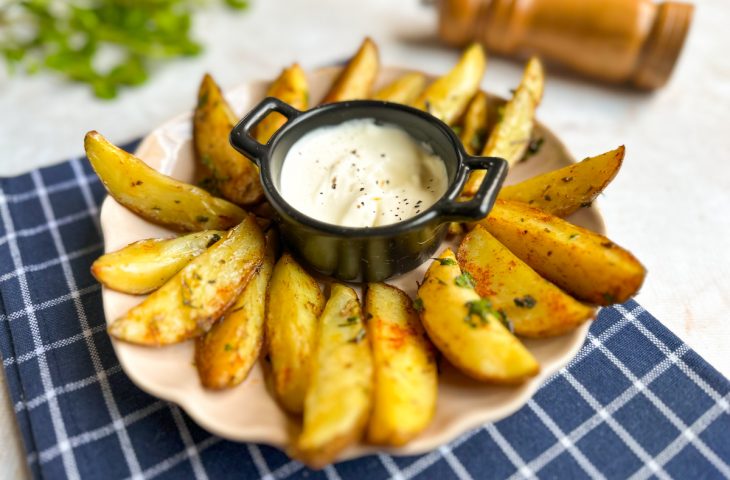 Batata rústica temperada