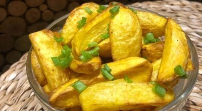 Batata salsa frita na Airfryer