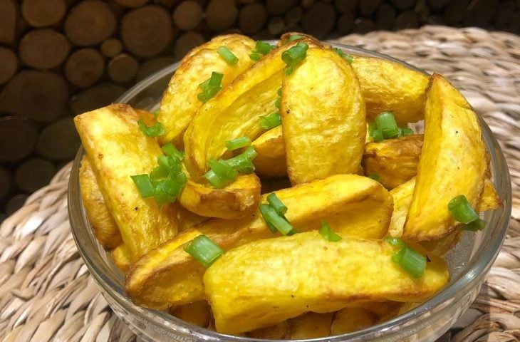 Batata salsa frita na Airfryer