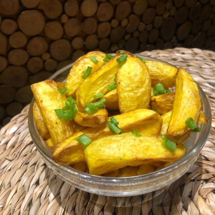 Batata salsa frita na Airfryer