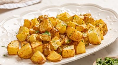 Batata sauté na air fryer