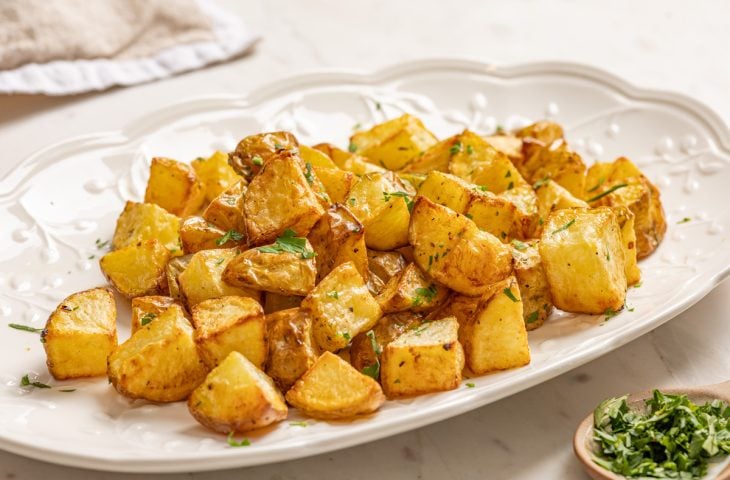 Batata sauté na air fryer