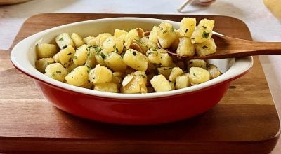Batata sauté na frigideira