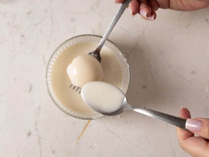 bem casado banhado de fondant