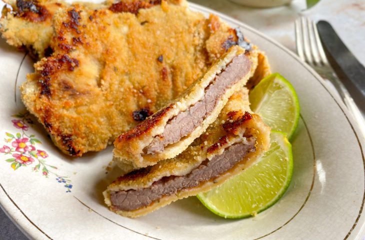 Bife à milanesa de forno