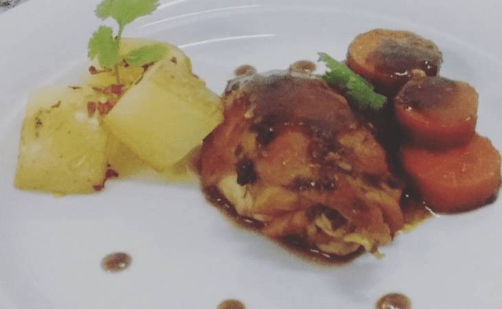 Frango ao molho de cerveja preta