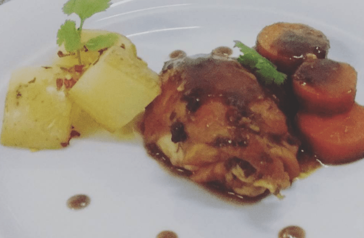 Frango ao molho de cerveja preta