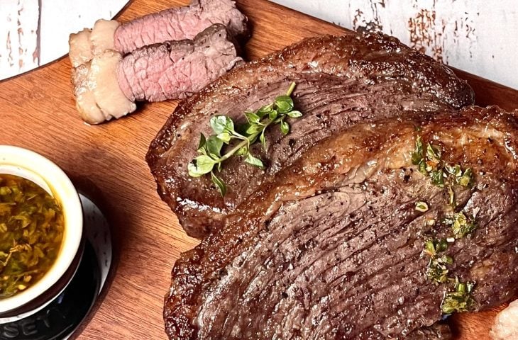 Bife de picanha na airfryer