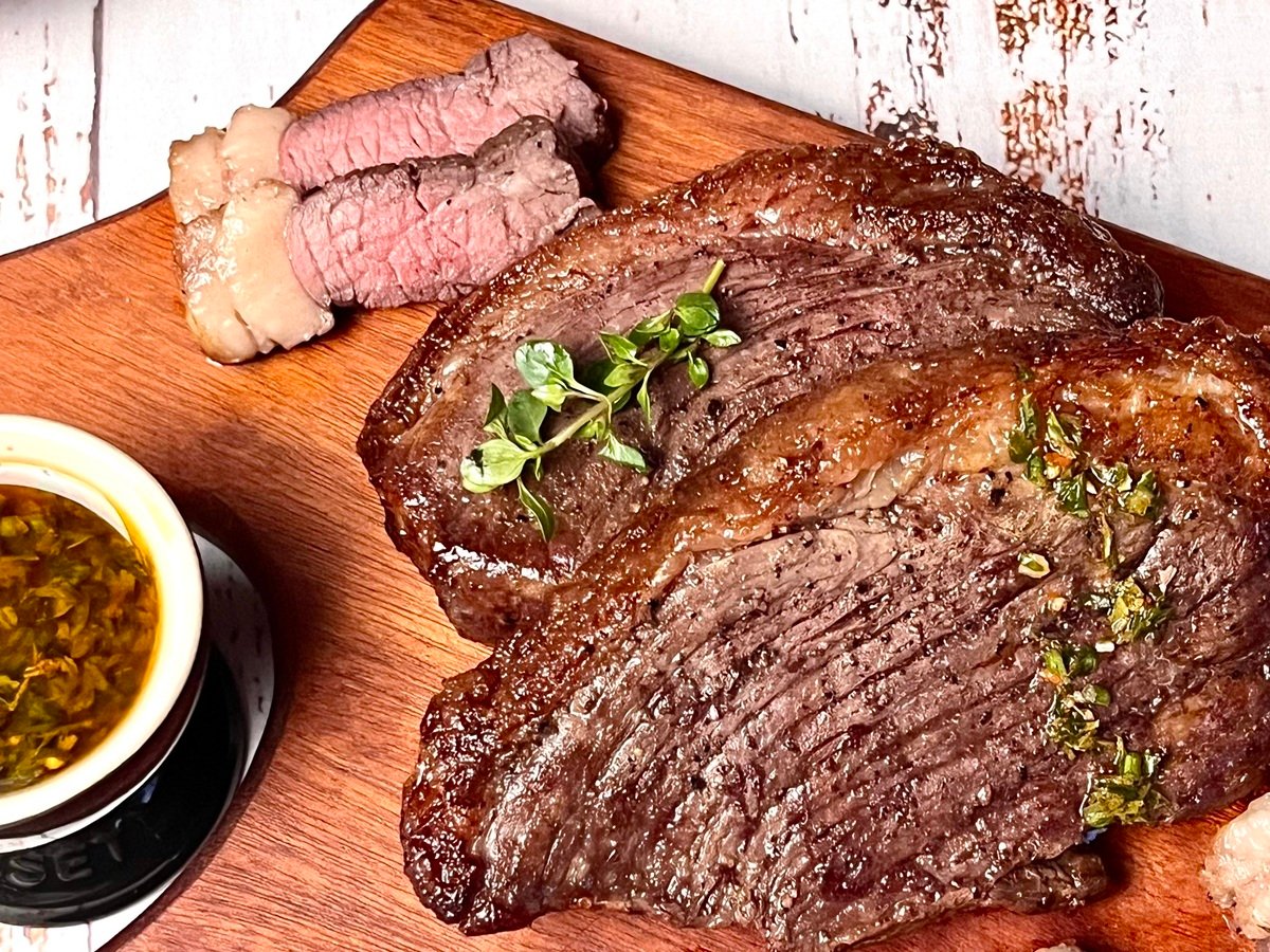Bife de picanha na airfryer