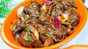Bife na panela de pressão