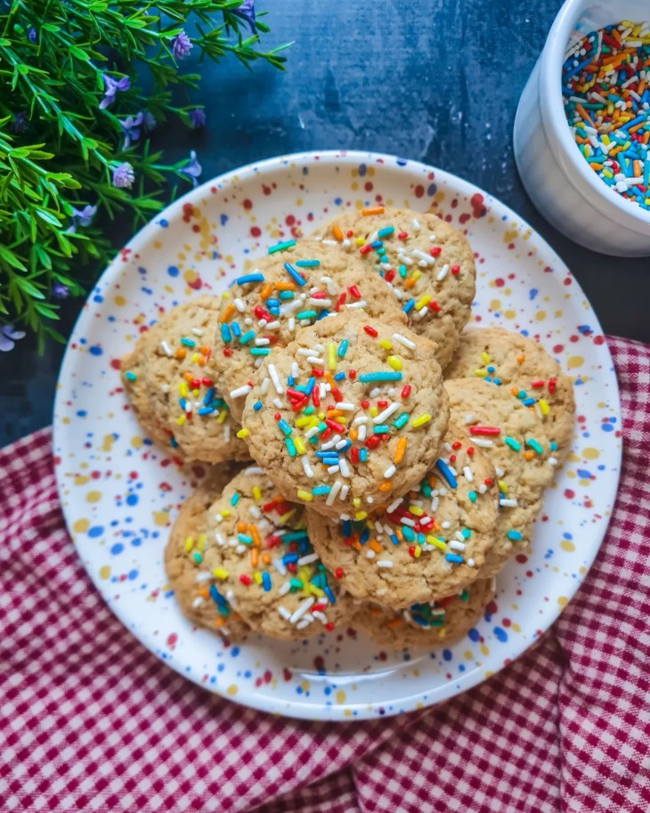 Biscoitinho de aveia com granulado