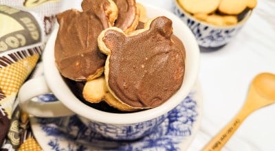 Biscoito amanteigado com amêndoas