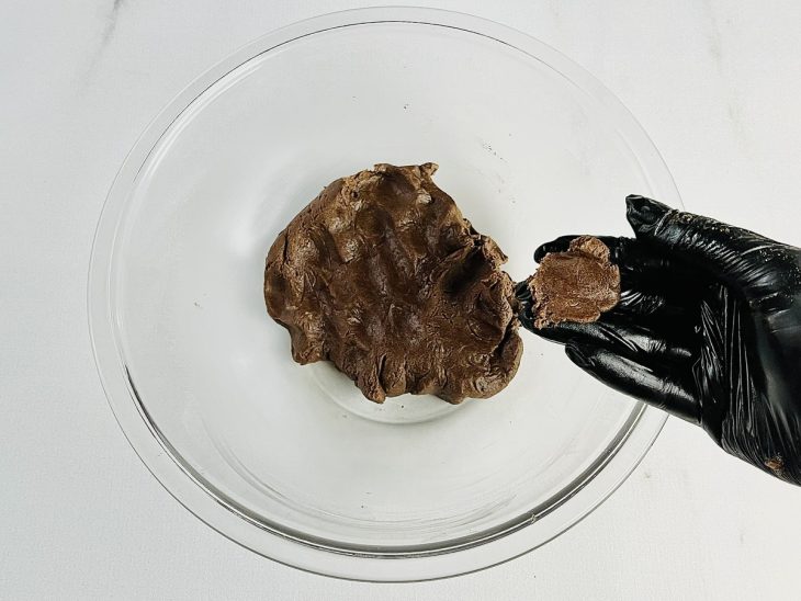 Mistura agora encorpada.