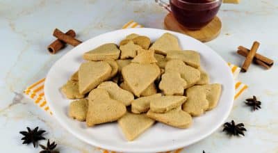 Biscoito amanteigado de gengibre