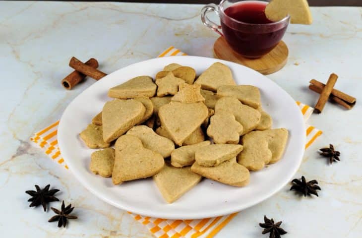 Biscoito amanteigado de gengibre