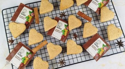 Biscoito amanteigado de gengibre