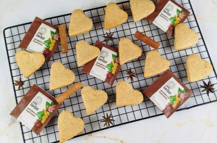 Biscoito amanteigado de gengibre