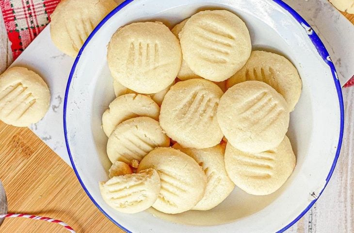 Biscoito amanteigado vegano