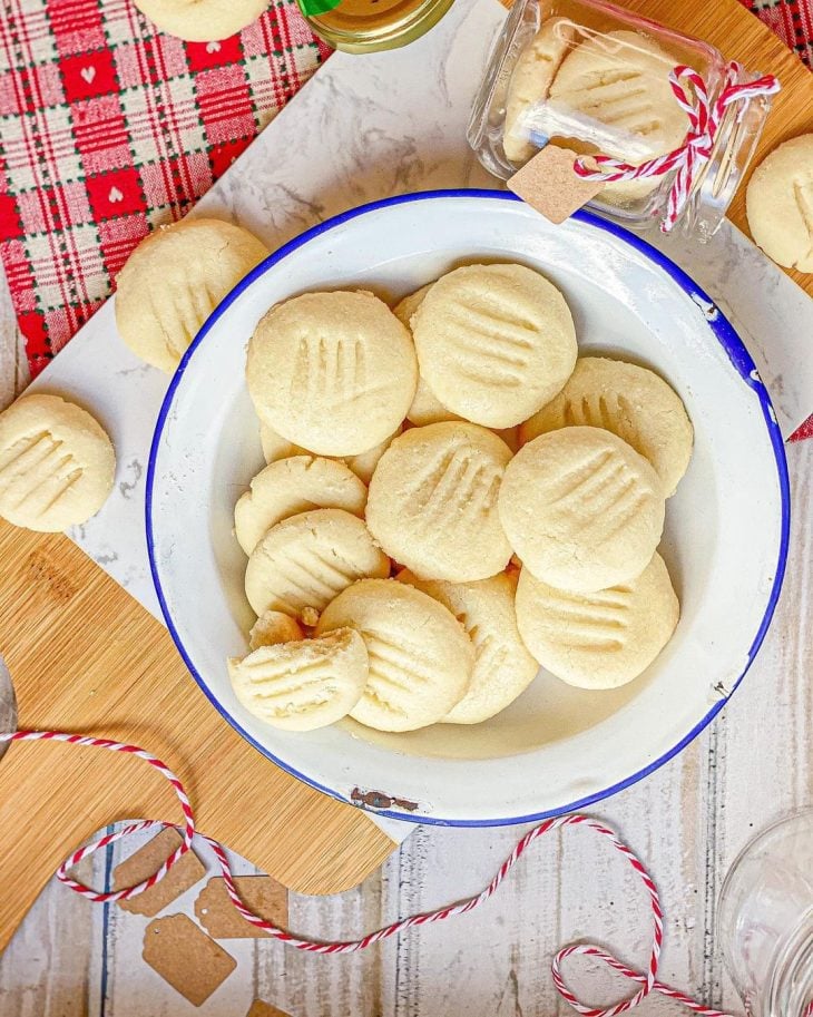 Biscoito amanteigado vegano