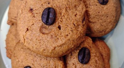 Biscoito de café com aveia