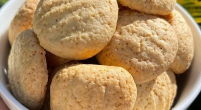 Biscoito de limão com aveia