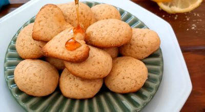 Biscoito de limão e mel