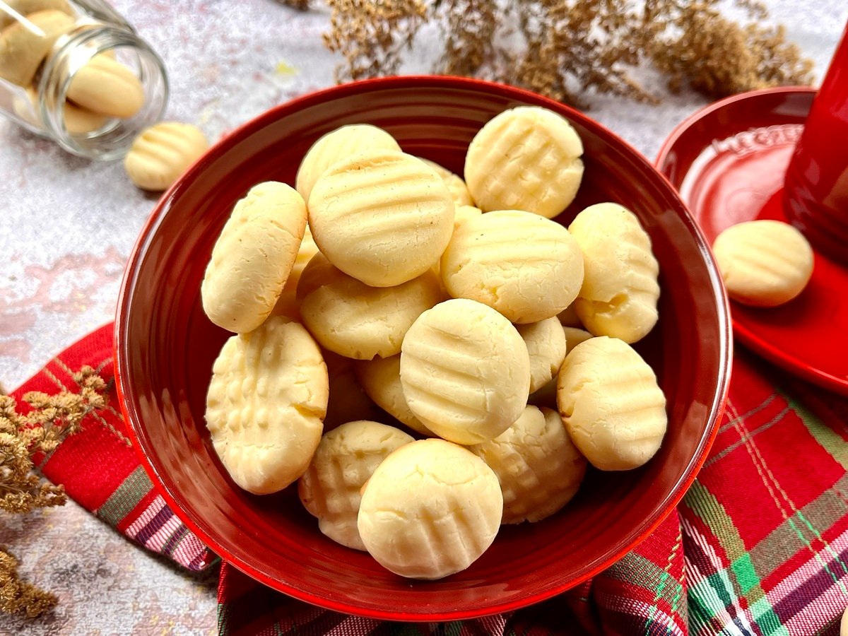 Biscoito de maizena com leite em pó