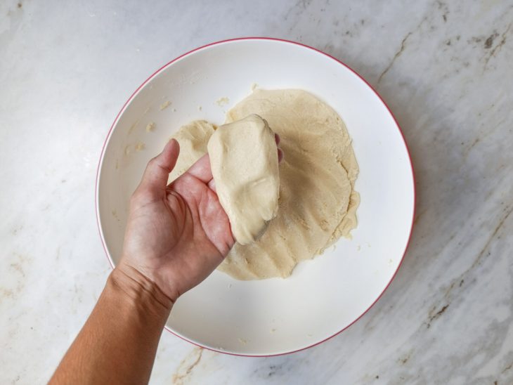 Massa já no ponto correto.