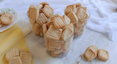 Biscoito de nata caseiro