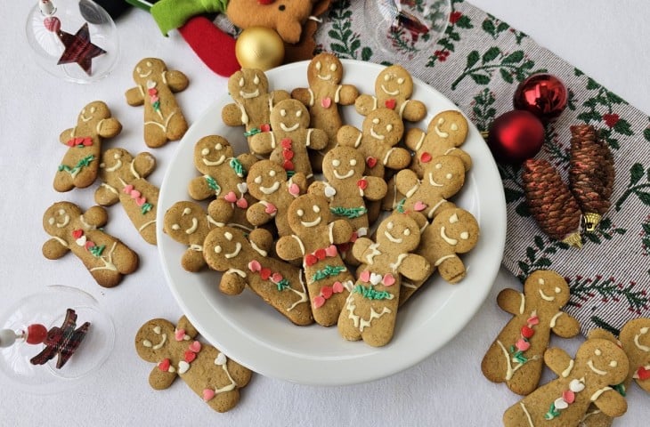 Biscoito de Natal americano (Gingerbread cookies)